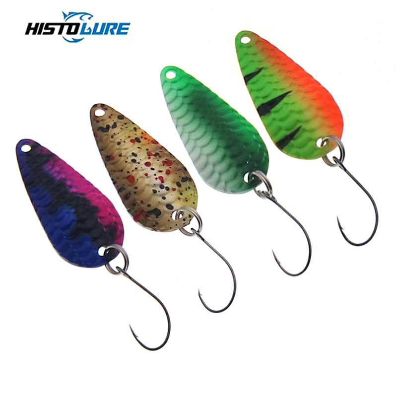 Fishing Lure Spinner - スプーンフィッシング用の回転フック付きスピニングベイト,人工ウォブラー付き,直径2.8gおよび31mm