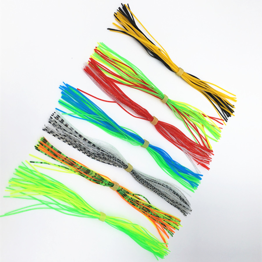 25バンドル * 釣りフライイングアクセサリーイカゴム糸シリ - Fishing Lure Buzzbait のレビューと価格
