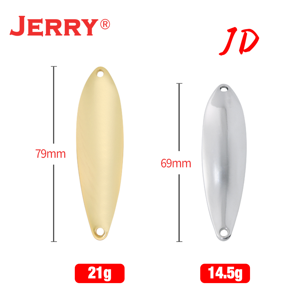 ジェリーJD14.5g21g未塗装サーモンパイクフィッシング - Fishing Lure Spinnerbait のレビューと価格