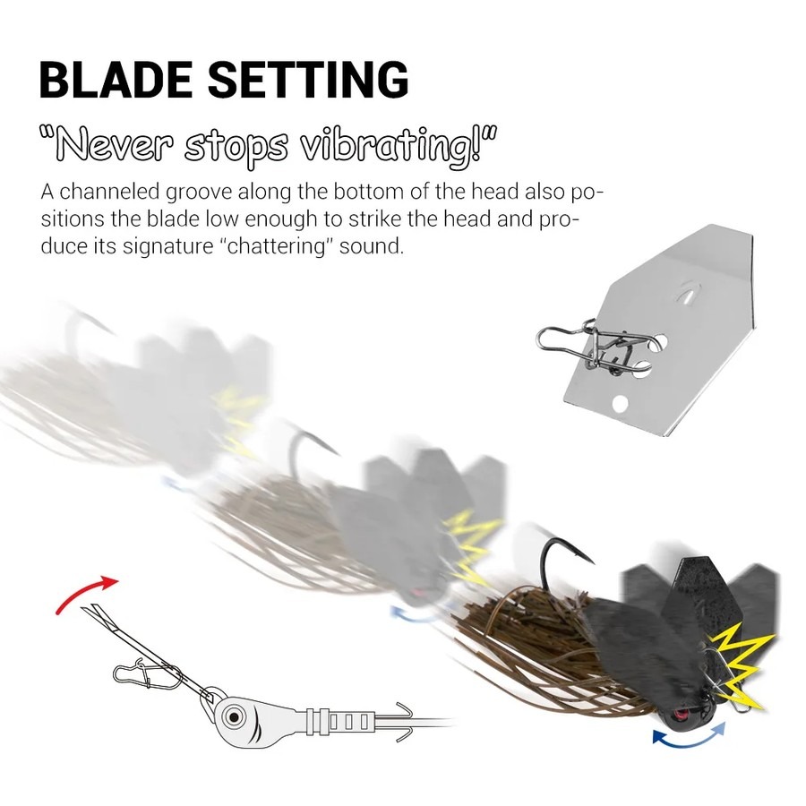 ノビー チャターベイト ブレードジグ 10.5-35g バイ - Fishing Lure Buzzbait のレビューと価格