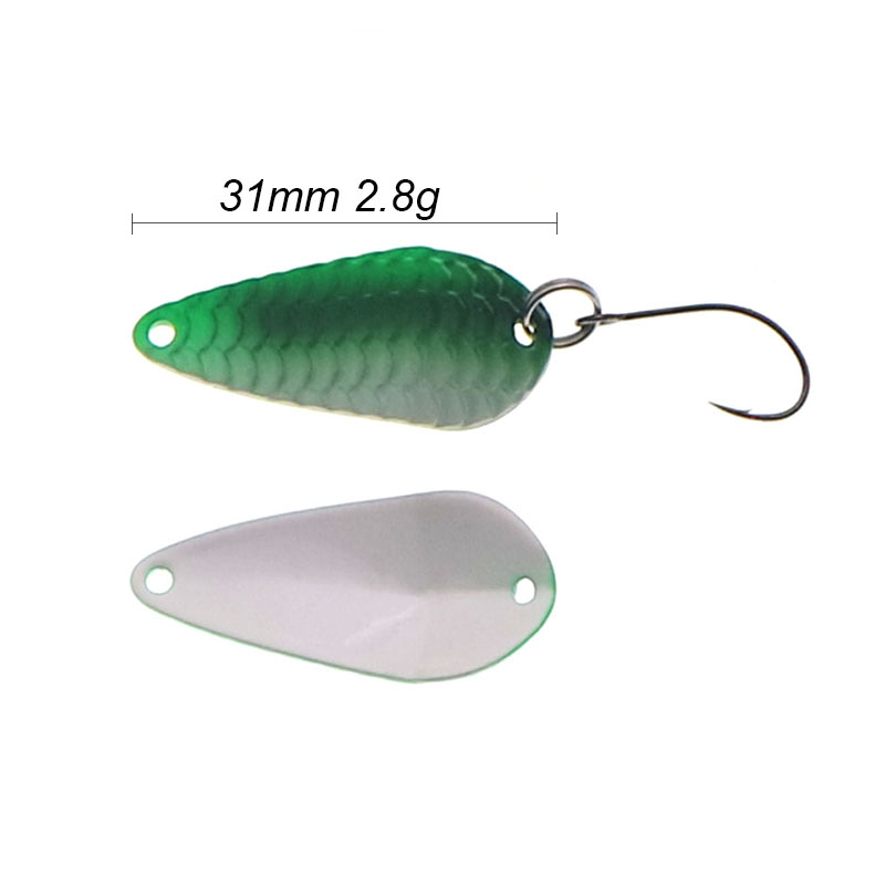 スプーンフィッシング用の回転フック付きスピニングベイト,人工 - Fishing Lure Spinner のレビューと価格