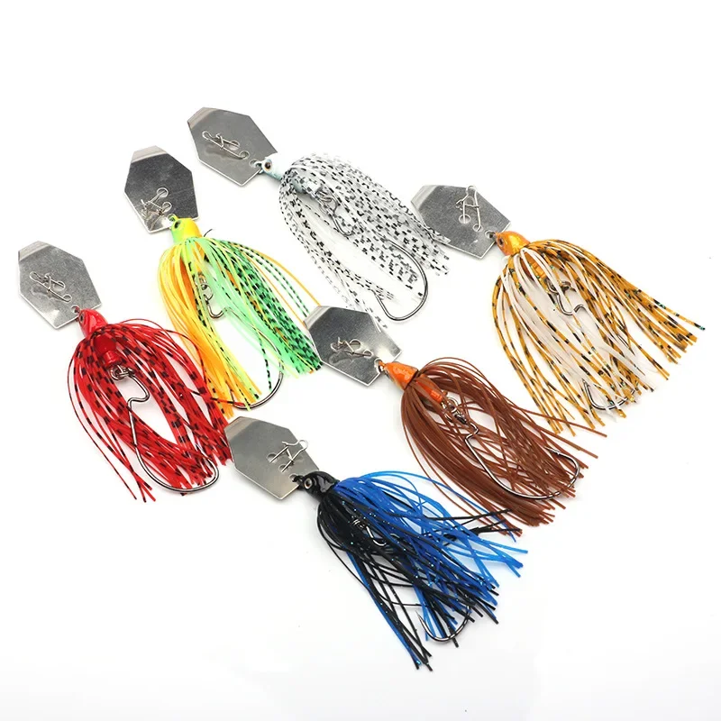6 ピース/セットチャターベイト釣りルアーキットスピナー釣り - Fishing Lure Spinnerbait のレビューと価格