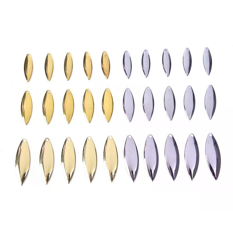 50個入り ウィロースピナーブレード スムース仕上げ DIY - Fishing Lure Blade Bait のレビューと価格