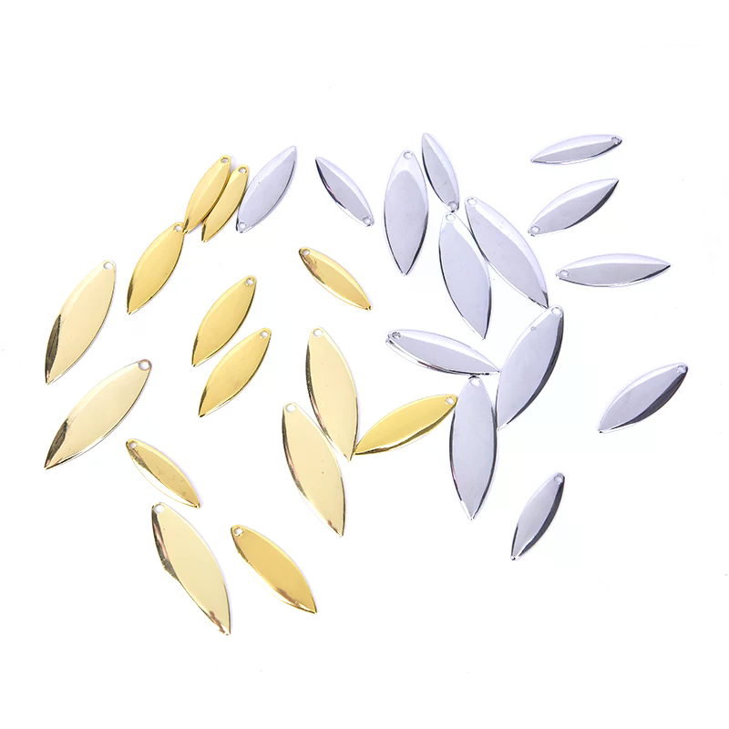 50個入り ウィロースピナーブレード スムース仕上げ DIY - Fishing Lure Blade Bait のレビューと価格