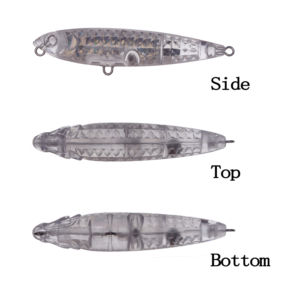 Chan’sHuang 20 個未塗装ブランク釣りルアー 7 - Fishing Lure Topwater のレビューと価格