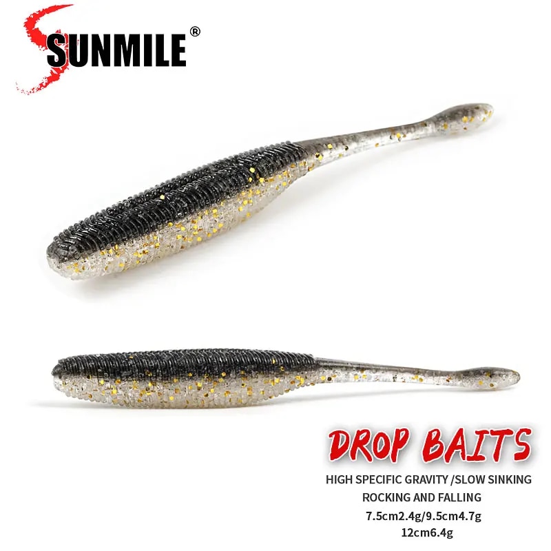 SUNMILE 釣りルアードロップソフト餌 7.5/9.5/ - Fishing Lure Spinnerbait のレビューと価格