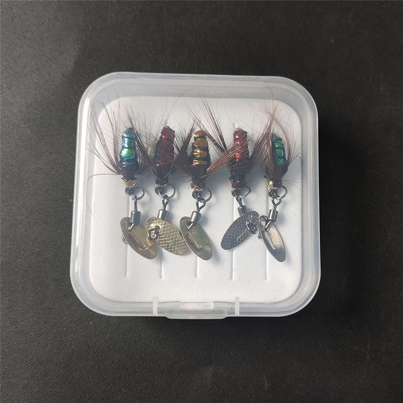 T34C スパンコールルアーベイト人工フライフックマイクロオ - Fishing Lure Accessories のレビューと価格