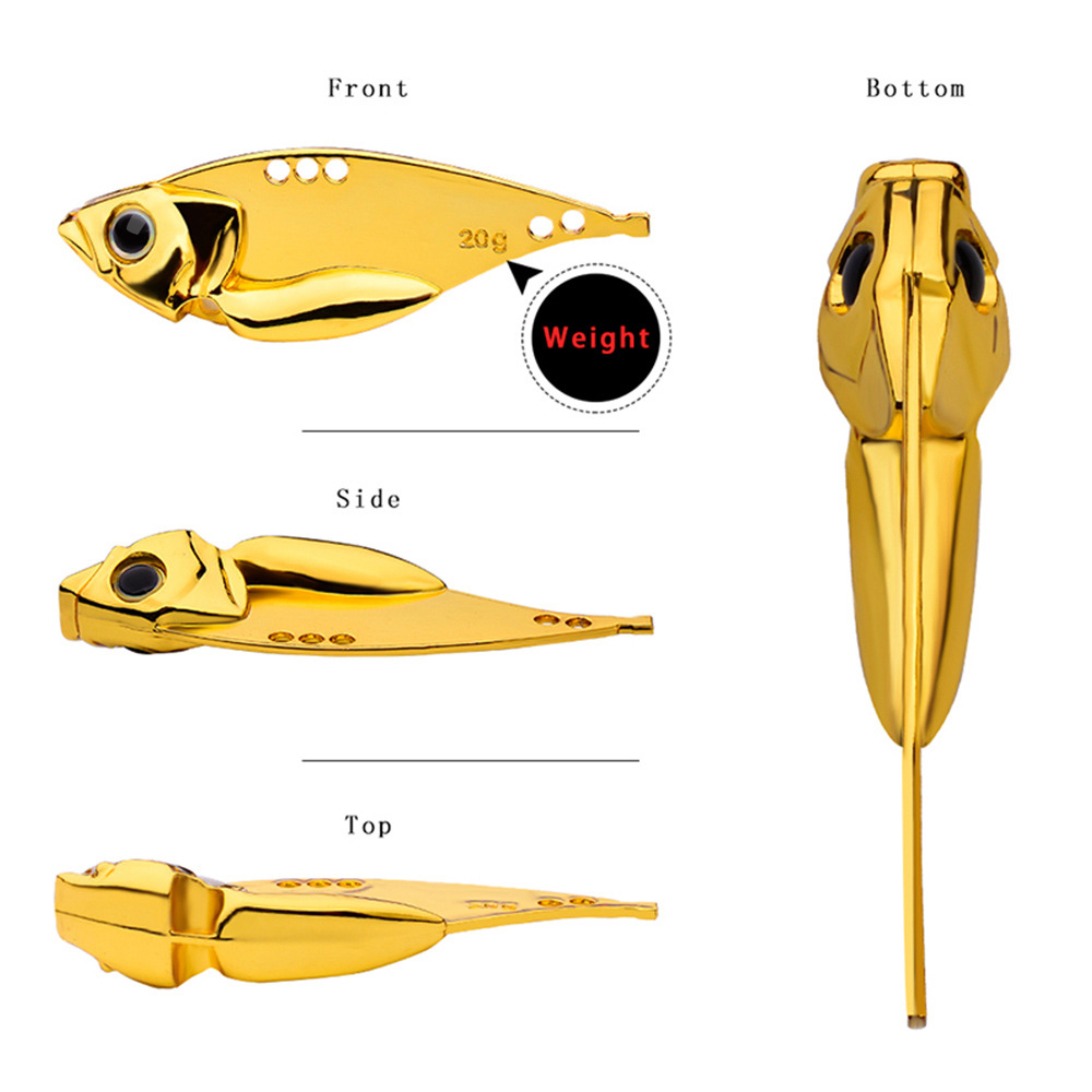 パーソナライズ彫刻入りブレードフィッシングルアー、カスタムバ - Fishing Lure Blade Bait のレビューと価格