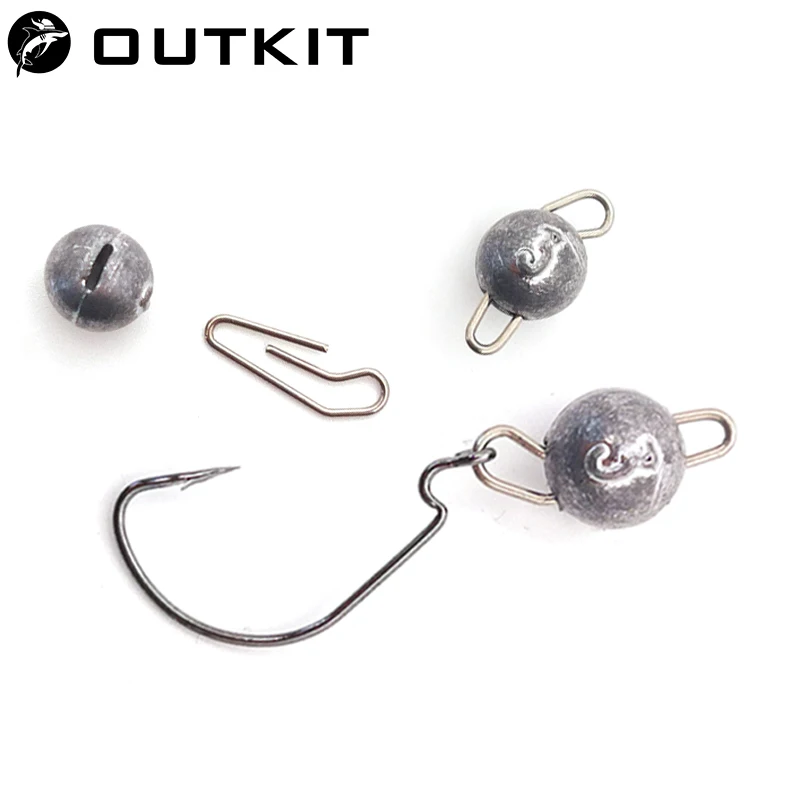 OUTKIT 10 ピース/ロットリードヘッドシンカーソフト - Fishing Lure Accessories のレビューと価格