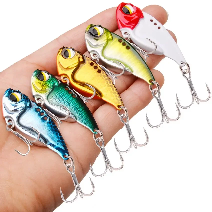 VIB スプーン釣りルアー 5 グラム 9 グラム 12 グ - Fishing Lure Spinnerbait のレビューと価格